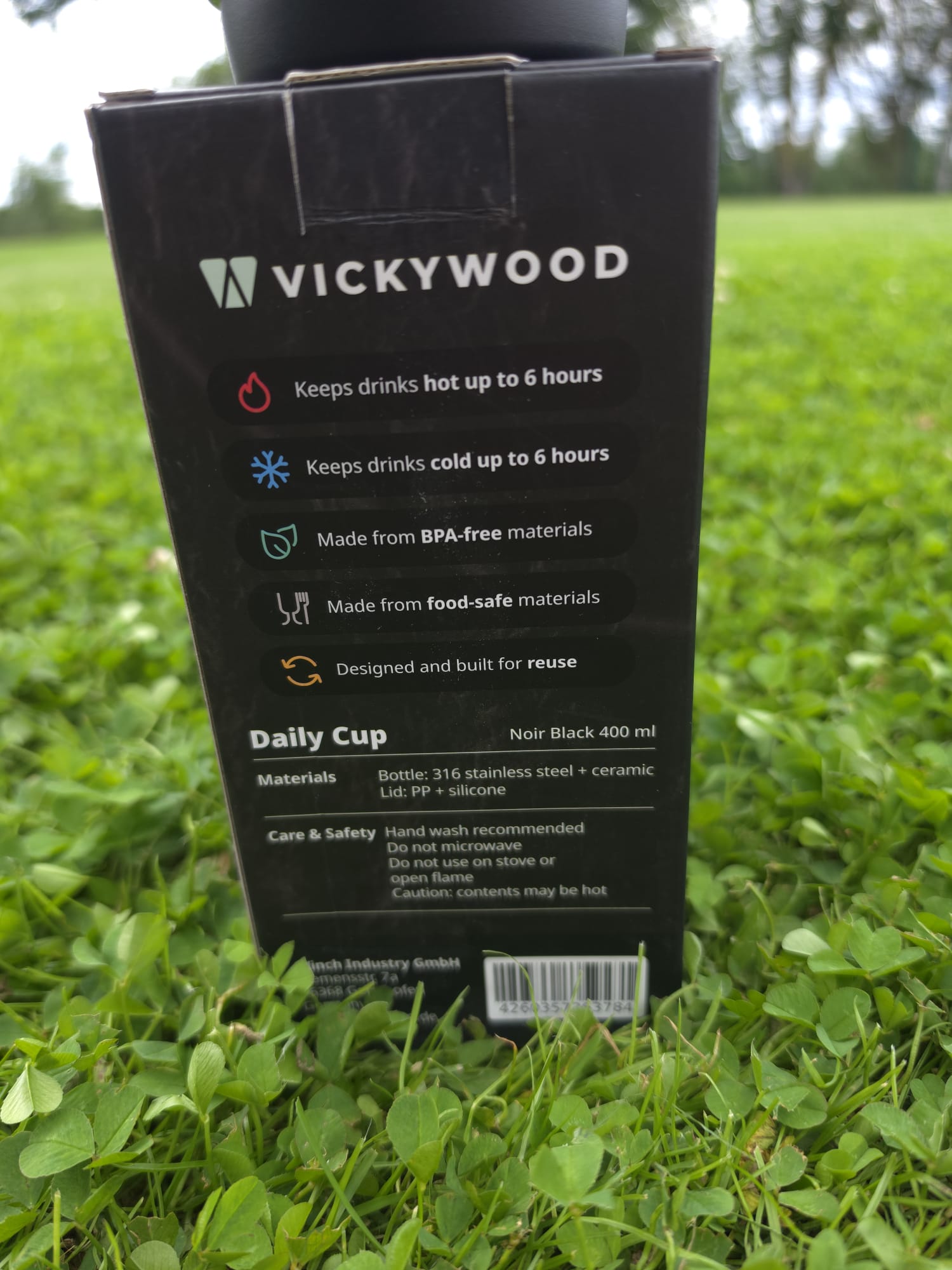 VICKYWOOD Daily Cup Black Noir 400 ml - Image 4
