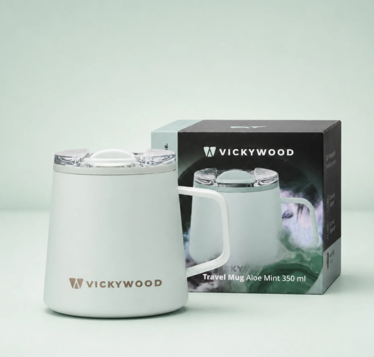 VICKYWOOD Travel Cup Aloe Mint 350 ml